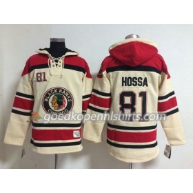 Chicago Blackhawks Marian Hossa 81 Wit Hoodie Sawyer - Mannen